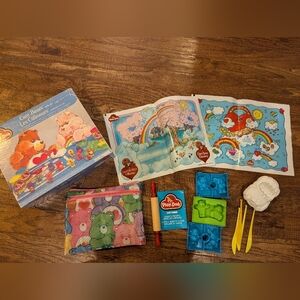 Vintage 1980s Care Bears & Care Bear Cousins Play-Doh Sets in 1 Box